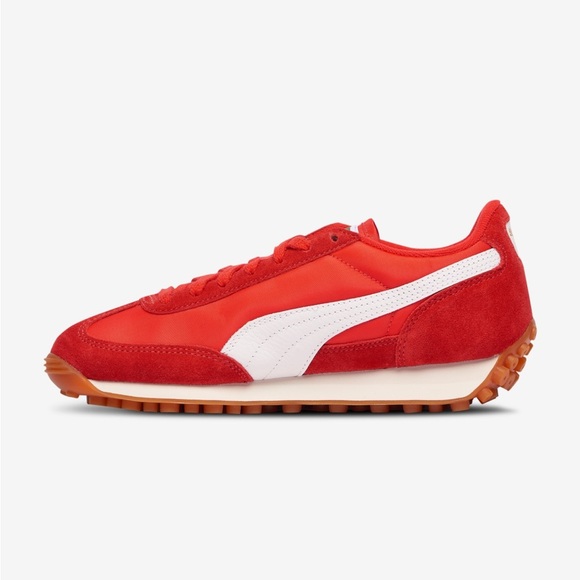 😀🍀🔥Puma - Easy Rider Vintage in Red/Gum - 9.5 - Picture 2 of 5